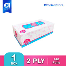 Load image into Gallery viewer, Soft Bloom Facial Tissue Box 2 Ply 140 Pulls x 1 Box
