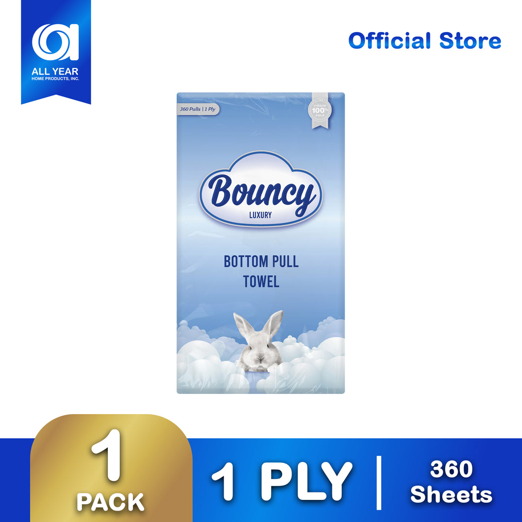 Bouncy Bottom Pull Paper Towel 1 Ply 360 Pulls