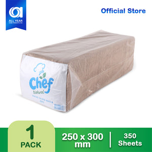 Chef Natural Value Quarter Folded Table Napkin 1 Ply 350 Sheets