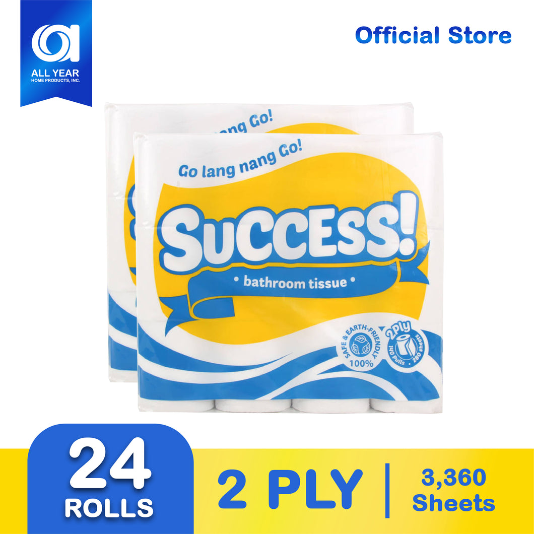 Success Bathroom Tissue 2 Ply 140 Pulls x 24 Rolls