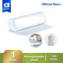 Load image into Gallery viewer, Evergreen Small Built-In Tie BIO Transparent Trash Bags
